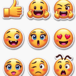 Reaction Icons - Sticker Sheet v10